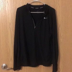 EUC Black Nike Half Zip